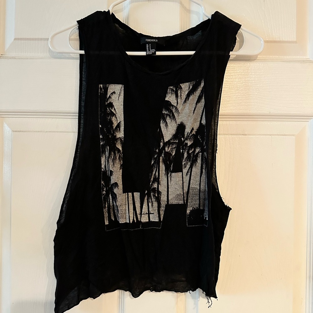 Sheer tank LA brand